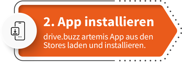 Schritt 2: drive.buzz App herunterladen und installieren!
